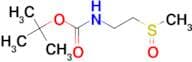 Tert-Butyl (2-(methylsulfinyl)ethyl)carbamate