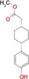 Methyl cis-4-(4-hydroxyphenyl)cyclohexaneacetate