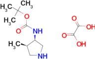 Rel-tert-Butyl (3R,4R)-4-methylpyrrolidin-3-ylcarbamate oxalate