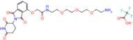 Thalidomide-O-amido-PEG3-C2-NH2 (TFA)