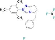 (R)-5-Benzyl-2-mesityl-6,7-dihydro-5H-pyrrolo[2,1-c][1,2,4]triazol-2-ium tetrafluoroborate