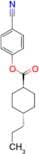 4-Cyanophenyl trans-4-propylcyclohexane-1-carboxylate
