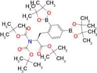 Tert-Butyl (S)-3-(2,4-bis(4,4,5,5-tetramethyl-1,3,2-dioxaborolan-2-yl)phenyl)-2-(N-bis(tert-butoxy…