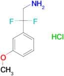 2,2-Difluoro-2-(3-methoxyphenyl)ethan-1-amine (hydrochloride)