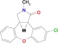 Rel-(3aR,12bS)-11-chloro-2-methyl-2,3,3a,12b-tetrahydro-1H-dibenzo[2,3:6,7]oxepino[4,5-c]pyrrol-1-…