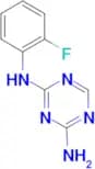 2-Amino-4-(2-fluorophenylamino)-1,3,5-triazine