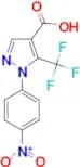 1-(4-Nitrophenyl)-5-(trifluoromethyl)pyrazole-4-carboxylic acid
