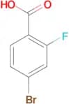 4-Bromo-2-fluorobenzoic acid