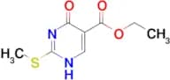 1,4-Dihydro-2-(methylthio)-4-oxo-5-pyrimidinecarboxylic acid ethyl ester