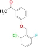 1-{3-[(2-Chloro-6-fluorobenzyl)oxy]phenyl}-1-ethanone