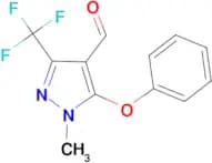 1-Methyl-5-phenoxy-3-(trifluoromethyl)-1H-pyrazole-4-carbaldehyde