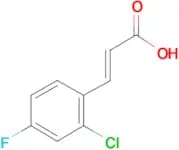 2-Chloro-4-fluorocinnamic acid