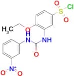 4-Ethoxy-3-[3-(3-nitrophenyl)ureido]benzene-sulfonyl chloride