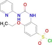 4-Ethoxy-3-(3-pyridin-2-yl-ureido)benzenesulfonyl chloride