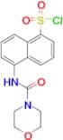 5-[(Morpholine-4-carbonyl)amino]naphthalene-1-sulfonyl chloride