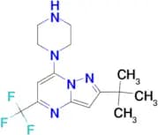2-(tert-Butyl)-7-piperazino-5-(trifluoromethyl)pyrazolo[1,5-a]pyrimidine