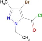 4-Bromo-1-ethyl-3-methylpyrazole-5-carbonyl chloride