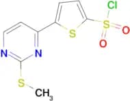 5-[2-(Methylthio)pyrimidin-4-yl]thiophene-2-sulfonyl chloride