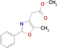 Methyl 2-(5-methyl-2-phenyl-1,3-oxazol-4-yl)acetate