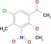 5'-Chloro-2'-methoxy-4'-methyl-3'-nitroacetophenone