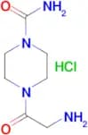 4-(2-Amino-acetyl)-piperazine-1-carboxylic acid amide hydrochloride