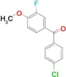 4-Chloro-3'-fluoro-4'-methoxybenzophenone