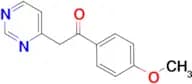1-(4-Methoxyphenyl)-2-pyrimidin-4-ylethanone