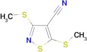 3,5-Bis(methylthio)isothiazole-4-carbonitrile