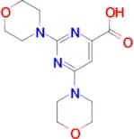 2,6-Dimorpholin-4-ylpyrimidine-4-carboxylic acid