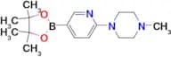 1-Methyl-4-[5-(4,4,5,5-tetramethyl-1,3,2-dioxaborolan-2-yl)pyridin-2-yl]piperazine