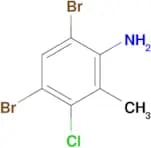 4,6-Dibromo-3-chloro-2-methylaniline