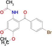 N-[2-(4-Bromo-benzoyl)-4,5-dimethoxy-phenyl]-acetamide