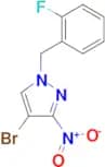 4-Bromo-1-(2-fluoro-benzyl)-3-nitro-1H-pyrazole