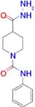 4-Hydrazinocarbonyl-piperidine-1-carboxylic acidphenylamide