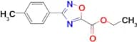3- p -Tolyl-[1,2,4]oxadiazole-5-carboxylic acid ethyl ester