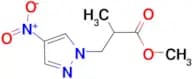 2-Methyl-3-(4-nitro-pyrazol-1-yl)-propionic acid methyl ester
