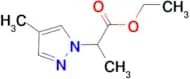2-(4-Methyl-pyrazol-1-yl)-propionic acid ethyl ester