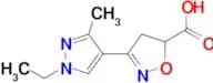 3-(1-Ethyl-3-methyl-1 H -pyrazol-4-yl)-4,5-dihydro-isoxazole-5-carboxylic acid