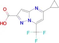 5-Cyclopropyl-7-trifluoromethyl-pyrazolo[1,5- a ]pyrimidine-2-carboxylic acid