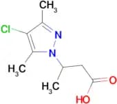 3-(4-Chloro-3,5-dimethyl-pyrazol-1-yl)-butyric acid
