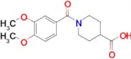 1-(3,4-Dimethoxy-benzoyl)-piperidine-4-carboxylic acid