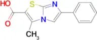 3-Methyl-6-phenyl-imidazo[2,1- b ]thiazole-2-carboxylic acid