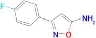 3-(4-Fluoro-phenyl)-isoxazol-5-ylamine
