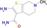 2-Amino-6-methyl-4,5,6,7-tetrahydro-thieno[2,3- c]pyridine-3-carboxylic acid amide