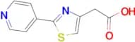 2-[2-(Pyridin-4-yl)thiazol-4-yl]acetic acid