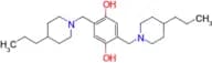 2,5-Bis[(4-propylpiperidin-1-yl)methyl]benzene-1,4-diol