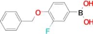 4-Benzyloxy-3-fluorophenylboronic acid
