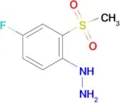 1-[4-Fluoro-2-(methylsulfonyl)phenyl]hydrazine