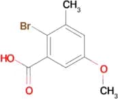 2-Bromo-5-methoxy-3-methylbenzoic acid
