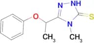 4-Methyl-5-(1-phenoxyethyl)-4H-1,2,4-triazole-3-thiol